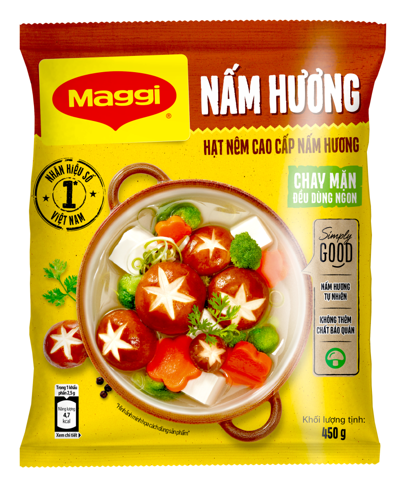 hạt nêm maggi nấm hương