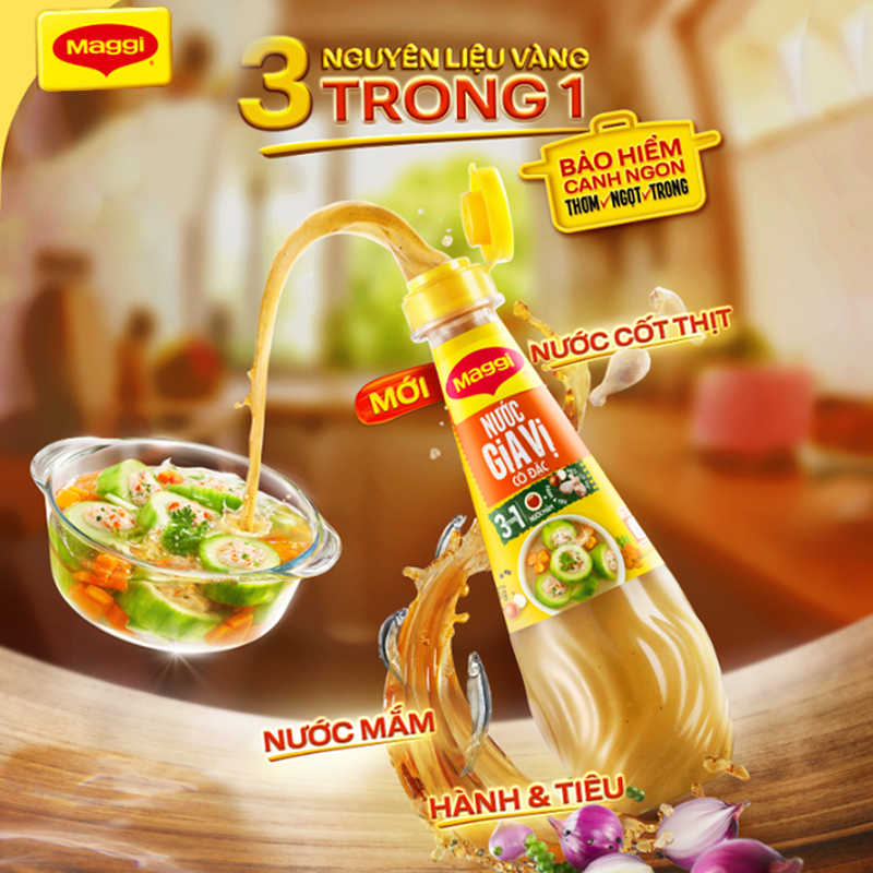 nước gia vị cô đặc Maggi 3 trong 1