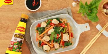 Bánh Đa Xào Thịt Gà