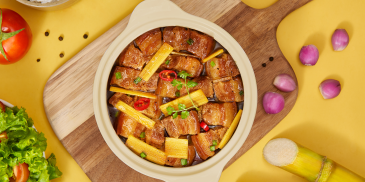 Thịt ba chỉ kho mía