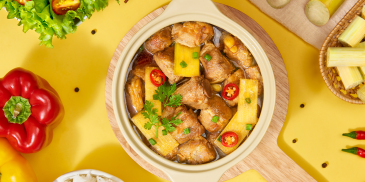 Sườn heo kho mía