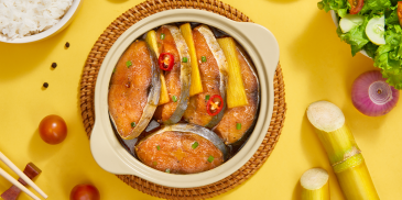 Cá thu kho mía