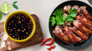 Sốt tương Maggi chấm thịt nướng vị Bắc