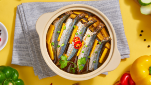 Cá nục kho mía